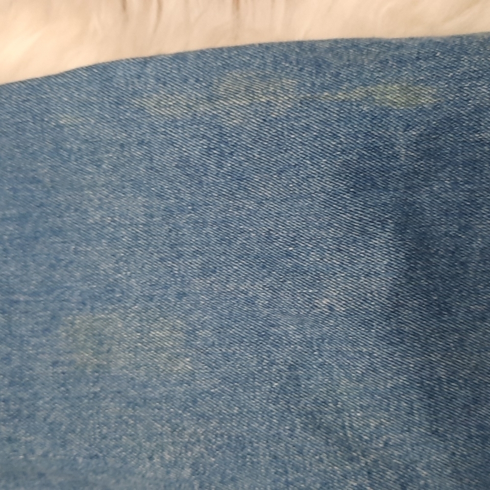 American Apparel Button Front Mini Jean Skirt - Picture 5 of 5